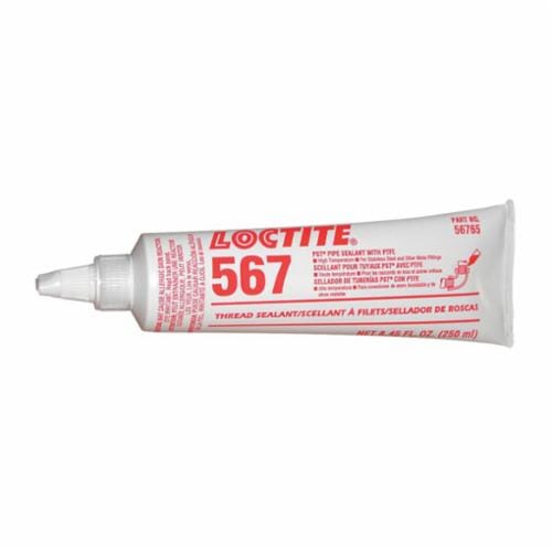 Loctite® 56765 567™ High Viscosity Low Strength Thread Sealant, 250 mL Tube, White